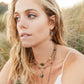 Double Diana Denmark Necklace in Labradorite with Labradorite Drop