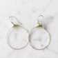 Small Featherweight Hoop Earring in Silver with Silver Wrap