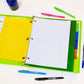 Filler Paper 4-1″ Quad-Ruled 100 Ct.