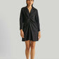 Front Twist Dress in Black