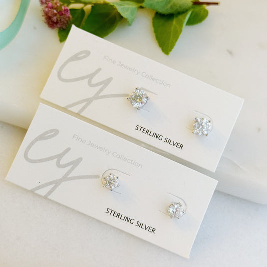 Excellent Cut Moissanite Stud Earrings