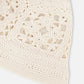 Crochet Hat Off-White Knit