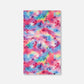 Printed Beach Towel Butterflies On Multicolored Background
