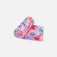 Printed Beach Towel Butterflies On Multicolored Background
