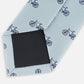 Neck Tie Pale Blue With Bicycle