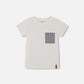 Short Sleeve Tee With Pocket White