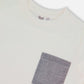 Short Sleeve Tee With Pocket White