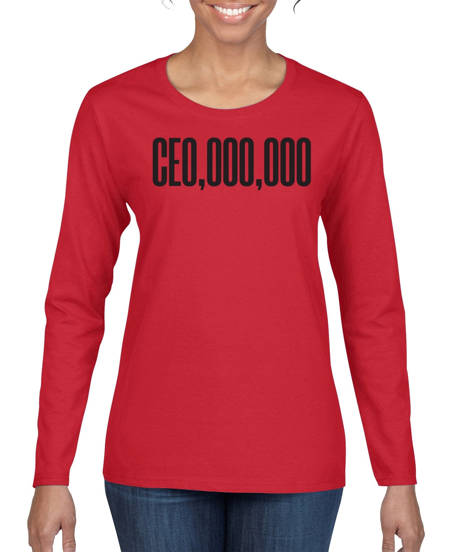CEO, 000, 000 Women's Long Sleeve Shirt
