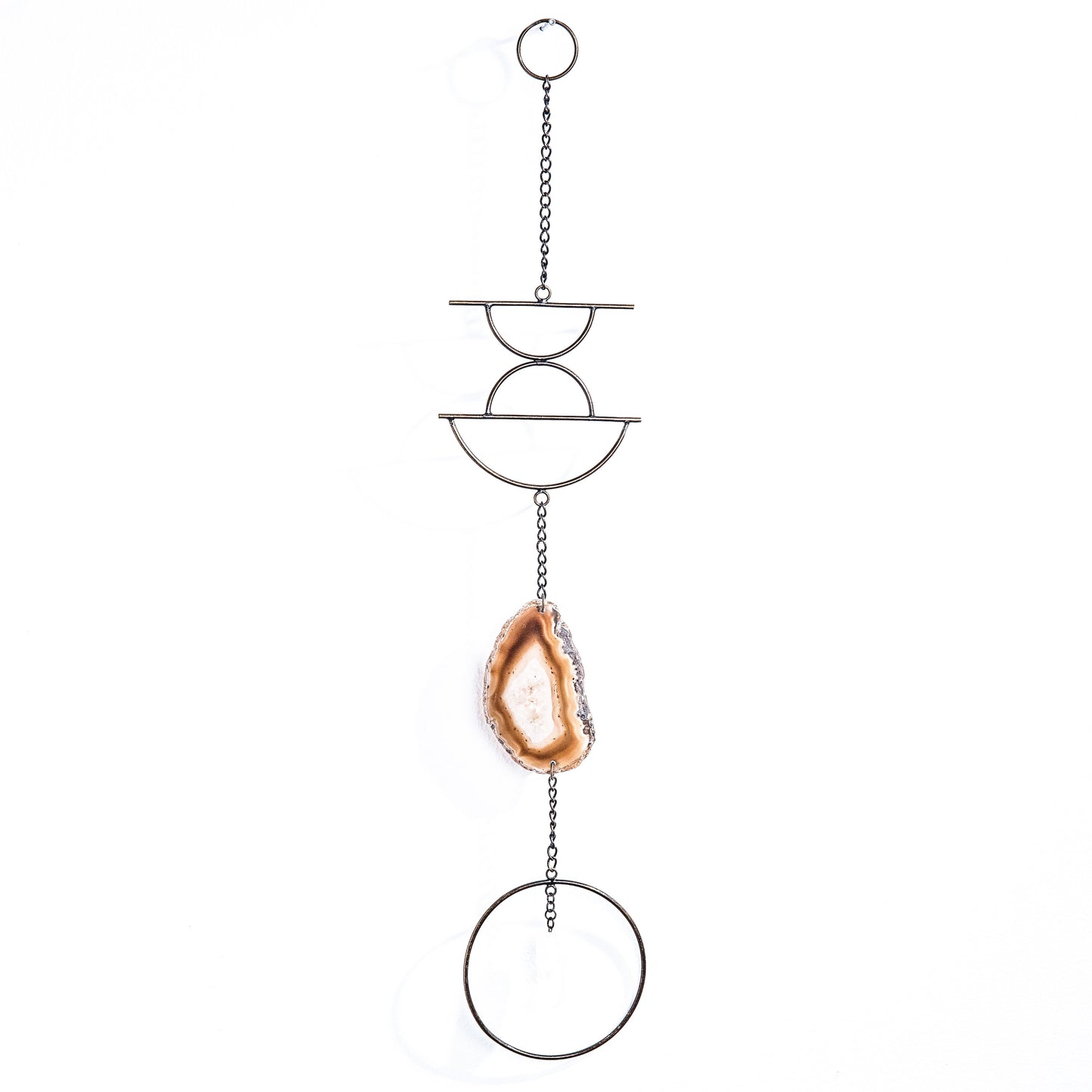 Agate and Crystal Wall Hanging