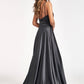 Mesmerizing High Slit A-line Dress by Elizabeth K