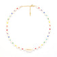 Freshwater Pearl Cowrie Shell Rainbow Choker