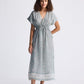 Gathered Maxi Dress in Sage Green