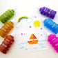 Glitter Glue Cosmic Series 6.76 Oz -Set