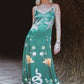 Andromeda Silk Dress in Jungle Altar