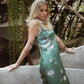 Andromeda Silk Dress in Jungle Altar