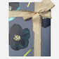 Gift Wrap:  Green Winter Rose on Charcoal