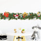 Weihnachten Kiefernzweig Taille Linie Wandaufkleber Wohnzimmer Fußleisten Dekoration Neujahr Tapete Home Decor Fußleisten Aufkleber