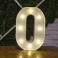 Letter Alphabet LED Lights Luminous Number Lamp Decor Battery Night Light for Home Wedding Birthday Christmas Party Decoration