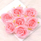 30pcs/7-8cm White Rose Artificial Silk Flower Heads DIY Wedding Home Birthday Party Decoration Wreath Scrapbooking Fake Flowers