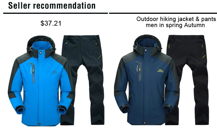 TRVLWEGO Camping Wanderjacke Herren Herbst Outdoor Sportmäntel Klettern Trekking Windbreaker Reise Wasserdichte Jacken Schwarz