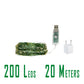 200M 2000LED Green Wire USB PLUG In  Fairy String Light Garland With Waterproof For Christmas Outdoor Wedding Garden Patio Decor
