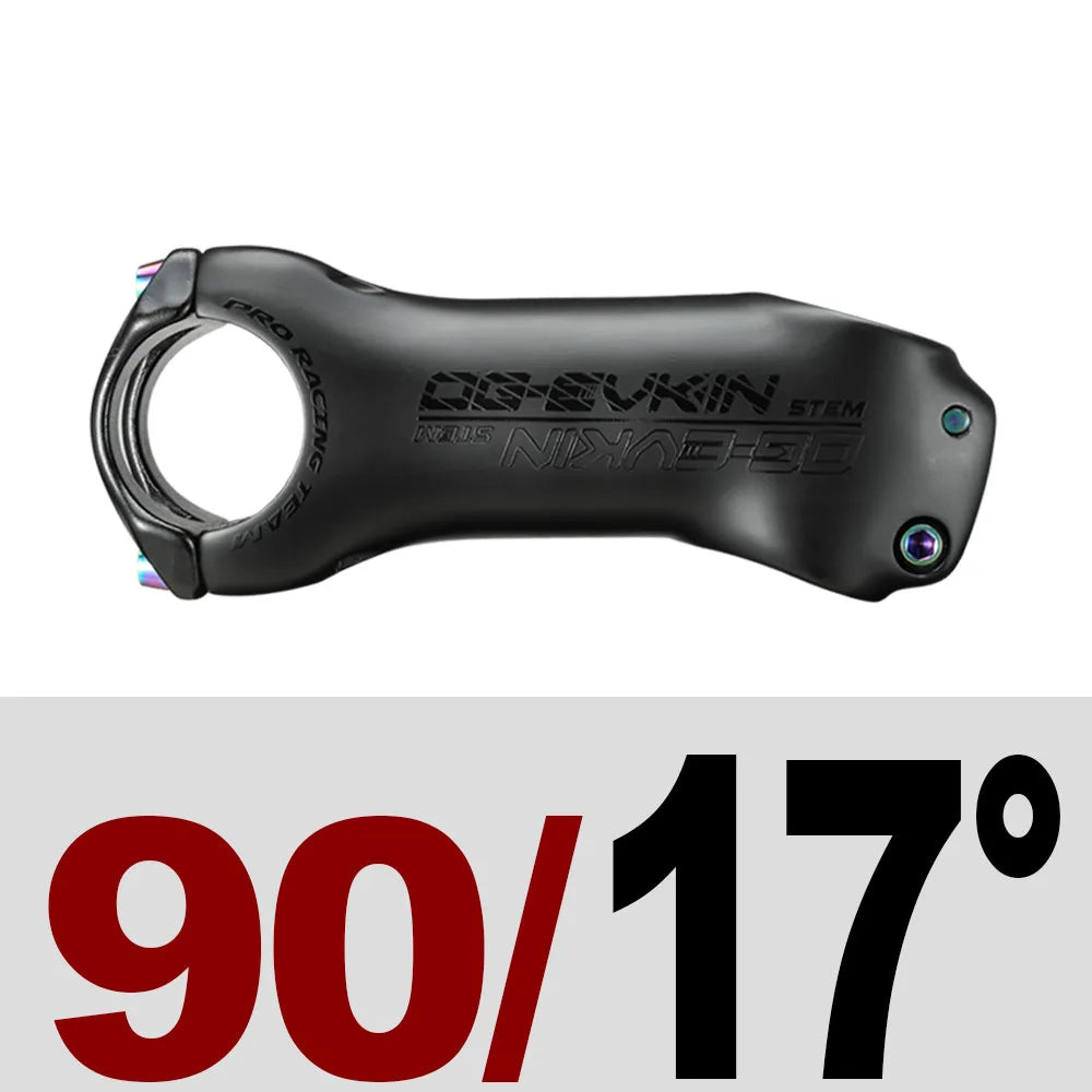 OG-EVKIN BS-004 T1000 Carbon MTB Bicycle Stem 6/17 Degree 31.8MM Carbon Road Bike Stem Positive and Negative Cycling Power Parts