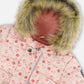 One-Piece Baby Original Puffy Snowsuit Pink Mini Flowers