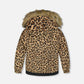 Two-Piece Play Snowsuit Beige Leopard