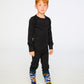 Merino Wool Base Layer Set Black