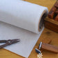 180/200/280/300/320/370/400 g/m² einseitig klebendes Wattevlies aus Baumwolle, cremefarbenes Zwischenfutter, perfekt für Handtaschen, Bastelarbeiten, DIY-Stoffe