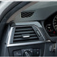 Innenverkleidung aus ABS mit Carbonfaser-Muster für die Mittelkonsole, passend für BMW F30 F34 F32 F33 F36 Zubehör 2013-2018, Auto-Styling