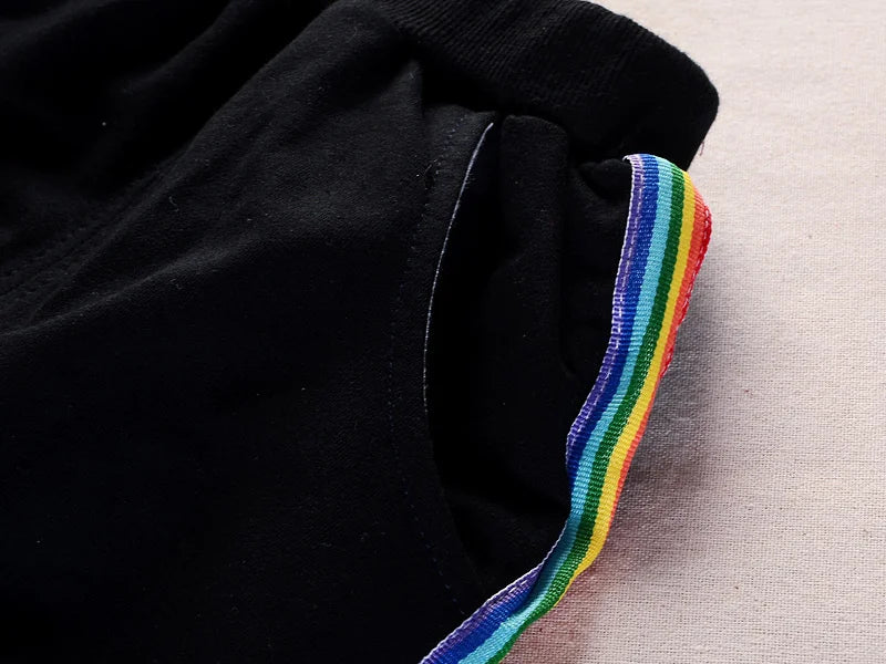 Neuer Frühling Herbst Baby Freizeit Trainingsanzug Kinder Jungen Mädchen Hoodies Hosen 2tlg/Sets Kinder Baumwollkleidung Säugling Mode Sportbekleidung
