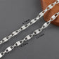 YEGUI C257, DIY-Kette, 18 Karat vergoldet, Kupfer, rhodiniert, Anhänger, Schmuckzubehör, Schmuckherstellung, DIY-Armbandkette, 1m/Los