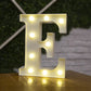 Letter Alphabet LED Lights Luminous Number Lamp Decor Battery Night Light for Home Wedding Birthday Christmas Party Decoration