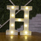 Letter Alphabet LED Lights Luminous Number Lamp Decor Battery Night Light for Home Wedding Birthday Christmas Party Decoration