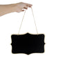 1Pc Mini Wooden Blackboard Chalkboard Single Sided DIY Message Board Home Door Wall Hanging Christmas Wedding Party Wood Plaque