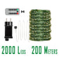 200M Green Wire 8 Modes Fairy String Light Waterproof Firefly Lamp Remote Decoration For Christmas Halloween Bedroom Wedding