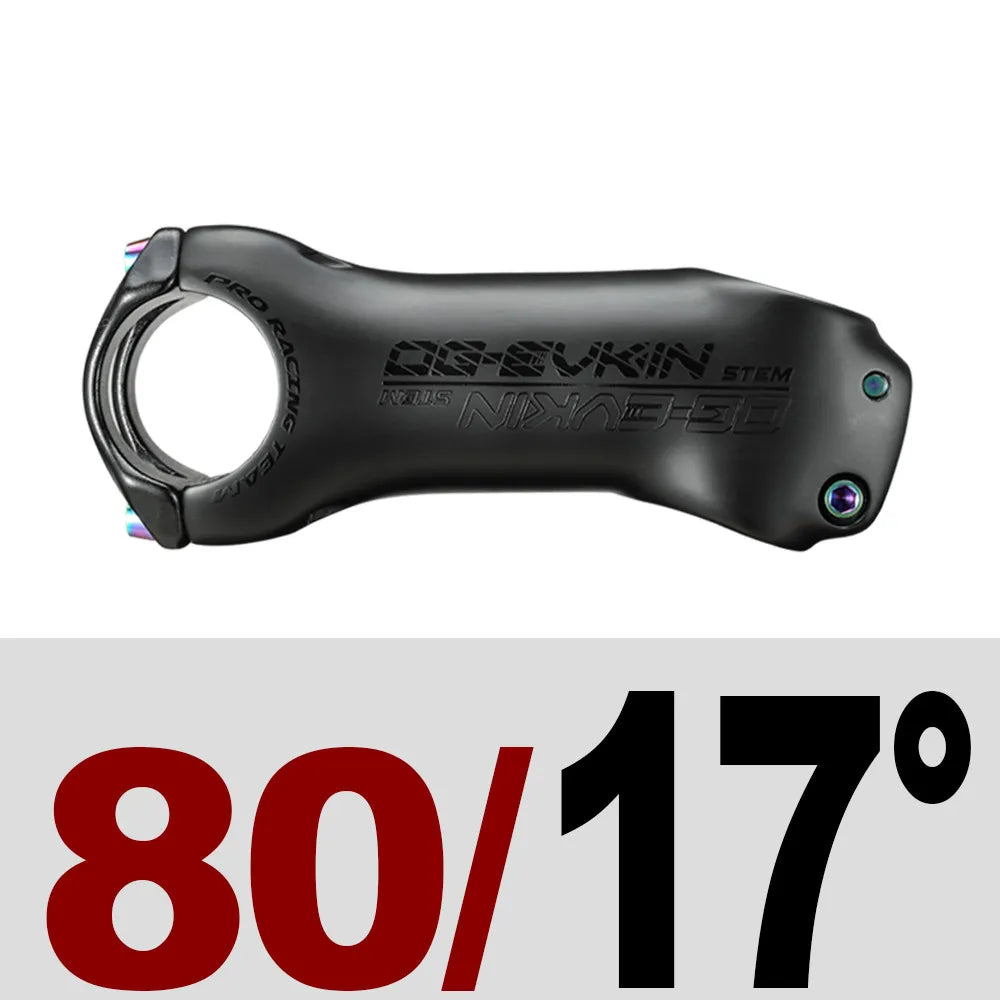 OG-EVKIN BS-004 T1000 Carbon MTB Bicycle Stem 6/17 Degree 31.8MM Carbon Road Bike Stem Positive and Negative Cycling Power Parts