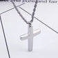 Kalen Mode Kreuz Halsketten Für Männer Hochglanzpoliert 50cm Edelstahl Kreuz Schmuck Halskette Männlich Günstiger Schmuck