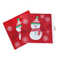 20pcs Christmas Paper Napkins Santa Claus Snowman Merry Christmas Decorations for Home New Year Disposable Tableware Supplies