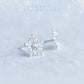 Kreative Inlay Zirkon Schneeflocke Halskette Ohrring Sets für Damen Mädchen Mode 925 Sterling Silber Geschenk Weihnachts Schmuckset