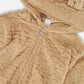 Faux Fur Hooded Jacket Nougat