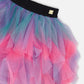 Multi Layer Mesh Skirt Multicolor