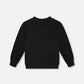 Super Soft Brushed Jersey Long Sleeve Top Black With Plaid Pocket