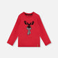 Jersey T-Shirt Cherry Red With Moose