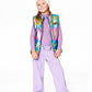 Quilted Mid-Season Sleeveless Vest Metallic Multicolor