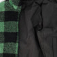 Reversible Mid-Season Sherpa Jacket Teal Plaid