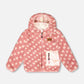Reversible Mid-Season Sherpa Jacket Pink Heart