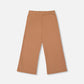 Waffle Flare Leg Pants Caramel Brown