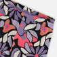 Stretch Jersey Leggings Black Retro Flower Print